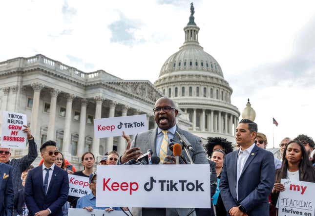 TikTok lobbyists descended on the US capitol during high-profile testimony from the company’s CEO.