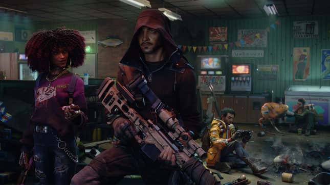 Two vampire hunters wield guns in Redfall on Xbox Series X.