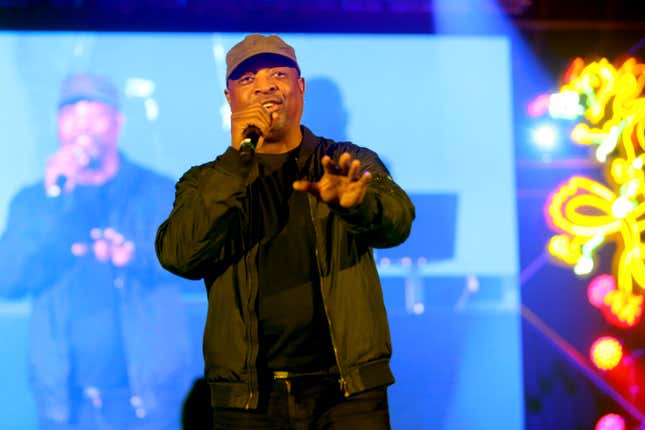 LOS ANGELES, CA - JANUARY 05: Chuck D performs onstage during Michael Muller’s HEAVEN, presented by The Art of Elysium, on January 5, 2019 in Los Angeles, California. (Photo by Randy Shropshire/Getty Images for The Art of Elysium