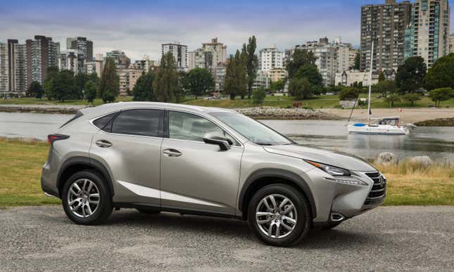 The awkward angle running from the contact point of the front tires along the bottom edge of the front bumper is designed to fit the definition of an “off-highway capable vehicle.”