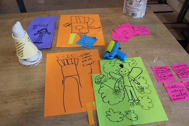 Image for article titled Kids are 3D printing their own “superhero cyborg” prosthetic arms. (Water cannons optional)