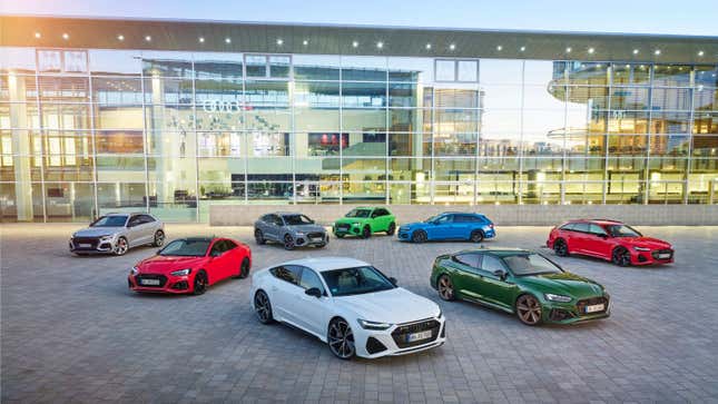 Audi won’t be making four-cylinder engines a part of its future RS models.