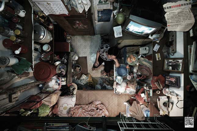 Image for article titled These apartments are so small they can only be photographed from the ceiling