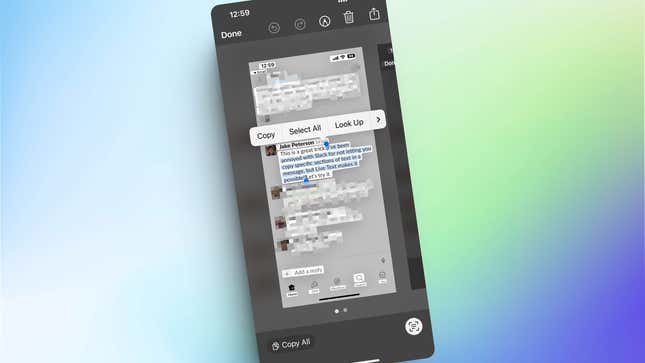 Image for article titled Use This Workaround to Copy Uncopyable Text on Your iPhone