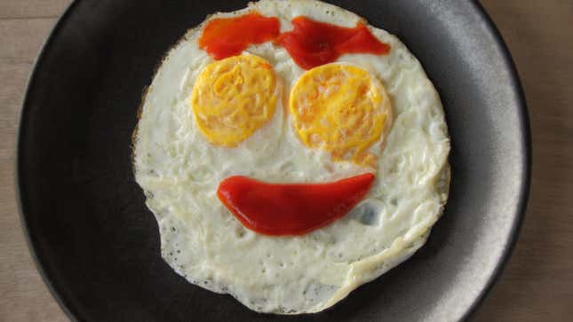 ketchup egg face