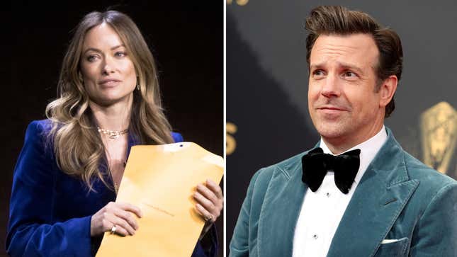 Image for article titled Olivia Wilde Says Jason Sudeikis Served Her in ‘Most Aggressive Manner Possible,’ ‘Embarrassed’ Her on Stage