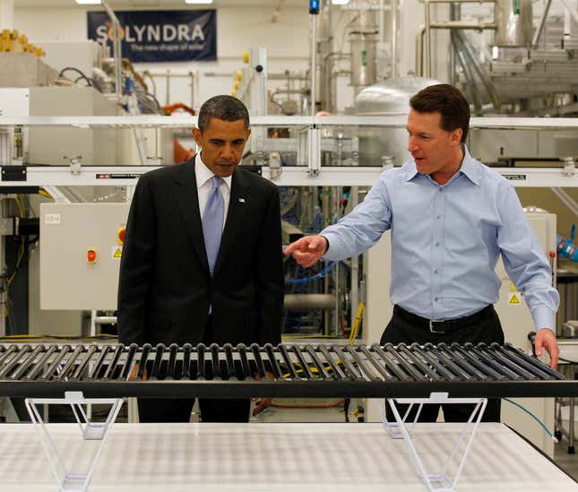 “So, Mr. President, you just put your $535 million on this rack here…”