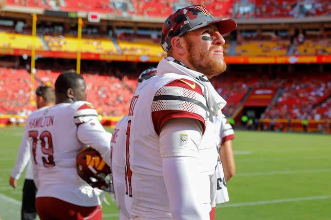 Could the Kansas City Chiefs sign Carson Wentz to back up Patrick Mahomes?