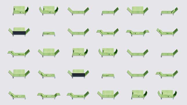 Imagen para el artículo titulado Los diseñadores de Ikea crean un sofá que te puedes llevar a casa en un sobre