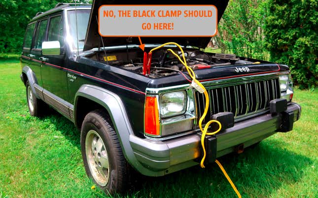 Image for article titled How Hooking Up Jumper Cables Backwards Instantly Caused $200 In Damage To My Car