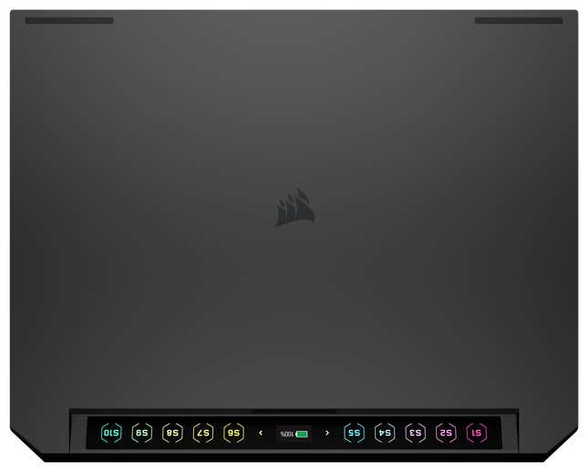 Imagen para el artículo titulado El primer portátil de Corsair rescata la Touch Bar