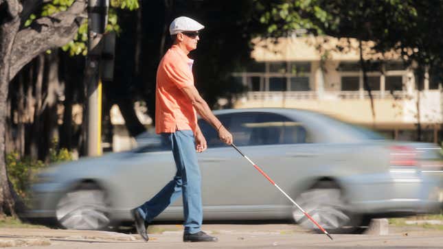 Image for article titled Study Finds Over Half Of Blind Americans With Walking Sticks Covert Assassins