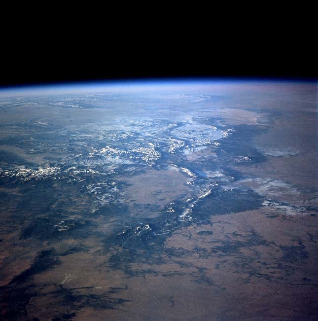Image for article titled Photos: What Earth’s mountains look like from space