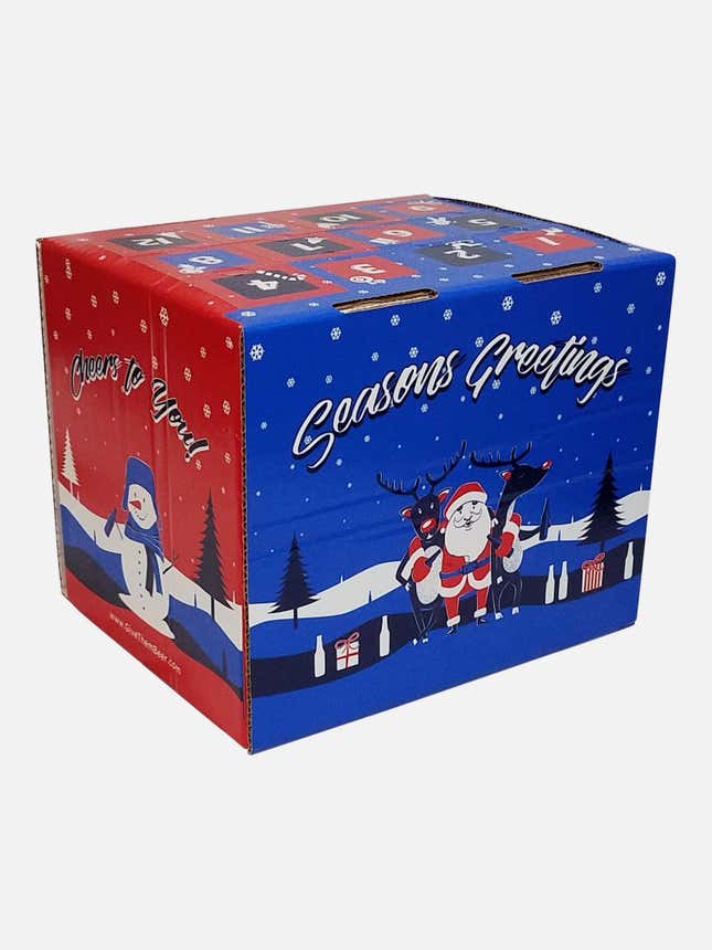 Image for article titled Adult advent calendars for booze, socks, and beauty are now a thing