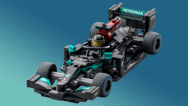 Image for article titled Lewis Hamilton&#39;s F1 Car Has Its Own Lego Set, But He&#39;s Not In It