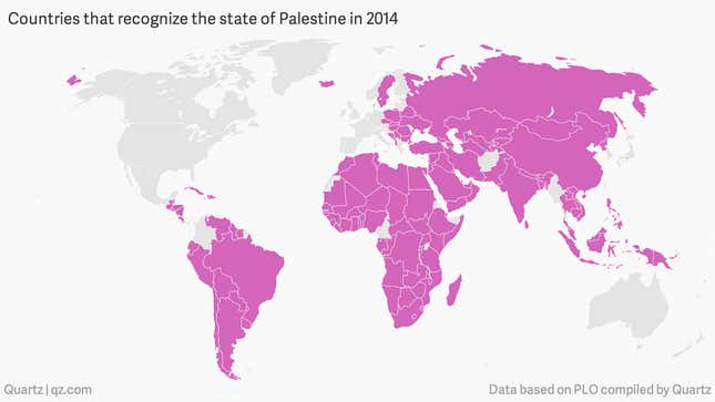 Image for article titled All the countries—including Sweden—that now recognize Palestinian statehood