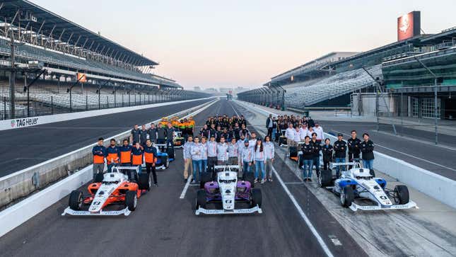 Image for article titled Universities Will Race Autonomous Cars Around Indianapolis Motor Speedway This Week