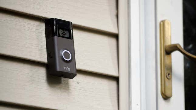 A photo of the Ring doorbell