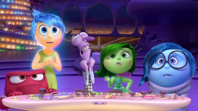 The emotions from Inside Out