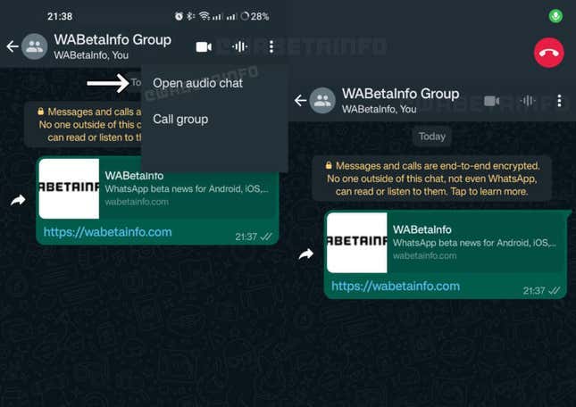 Nuevas funciones de WhatsApp: chats de audio
