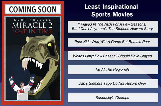 Image for article titled Least Inspirational Sports Movies