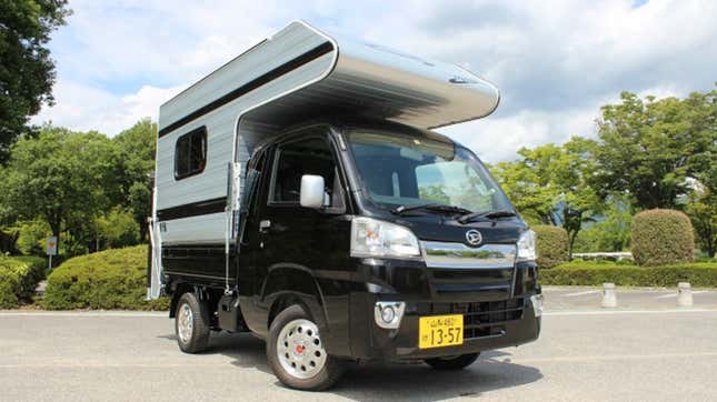 Image for article titled You Can Import A Tiny Camper To Turn Your Kei Truck Into An RV