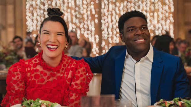 Zoe Chao and Sam Richardson in The Afterparty 