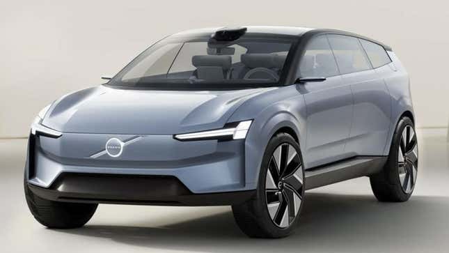 A render of a Volvo SUV concept car.