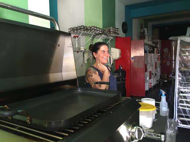 a San Juan bakery is grilling rather than baking after Maria