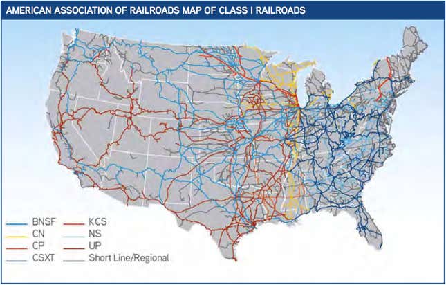 The US is in the middle of a massive upheaval in how it moves goods ...