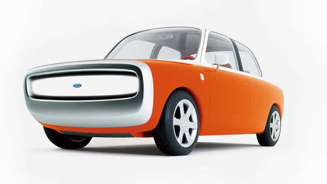 Front quarter image of Ford 021C concept