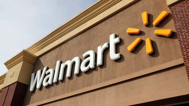 The exterior of a Walmart store in Connecticut