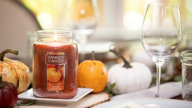 Yankee Candle 22oz Jar (Spiced Pumpkin) | $14 | Amazon