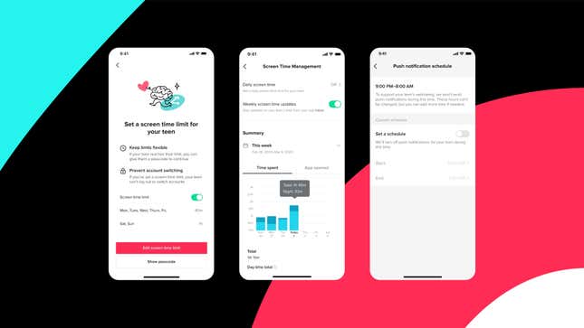Las nuevas herramientas de límite de uso de TikTok
