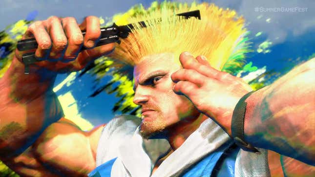 Image for article titled New Street Fighter 6 Trailer Shows Guile Punching Up Ryu