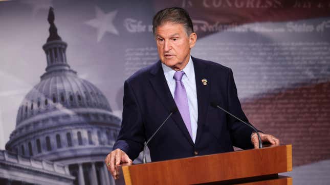 Image for article titled We Regret to Inform You That Joe Manchin Is Flirting With a Presidential Run