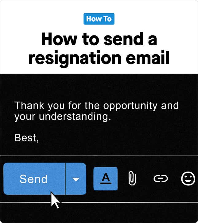 Image for article titled ✦ How to send a resignation email