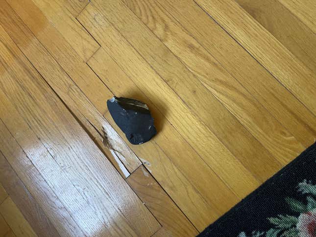 Image for article titled Possible Meteorite Crashes Through Roof of New Jersey Home