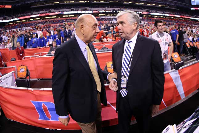 Dickie V. should tell Duke Athletic Director Kevin White to take a timeout after his statement about proposed name, image and likeness legislation could create unfair recruiting advantages.