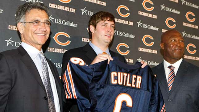 Image for article titled Roster-Depleted Bears Sign Tire Swing For Cutler To Throw To