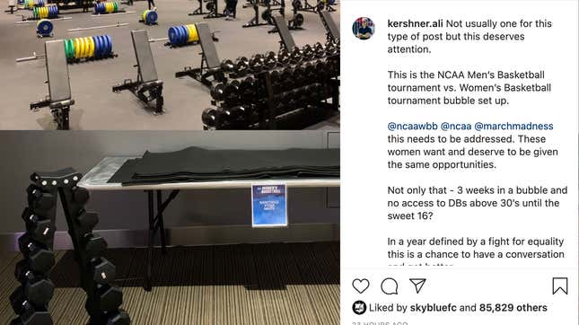 Image for article titled A Story About a Weight Room That&#39;s Actually About How Much It Sucks to Be a Woman Athlete
