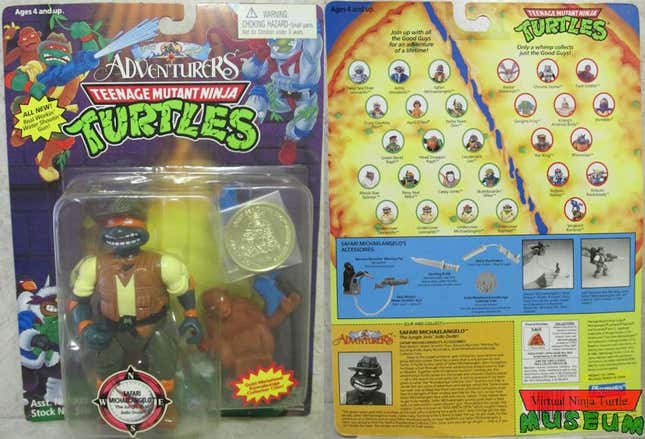 Image for article titled 21 Ridiculous (and Seriously Problematic) Teenage Mutant Ninja Turtles Figures of the &#39;90s