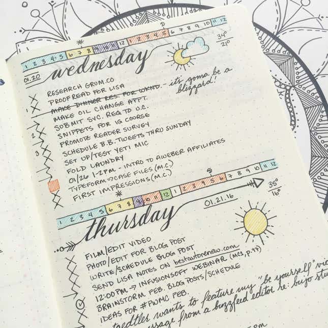 unfinished tasks