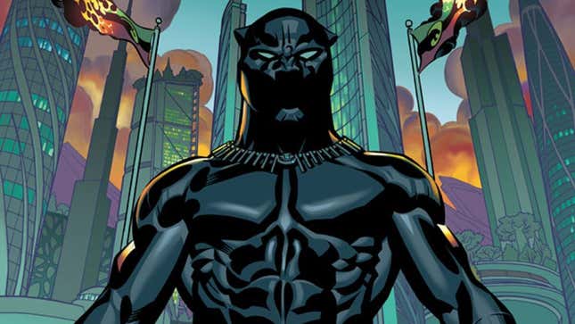 Black Panther (2016) #1 zeigt die Figur auf dem Cover.