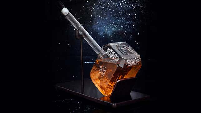 Thor’s Hammer Whiskey and Wine Decanter | $85 | Amazon