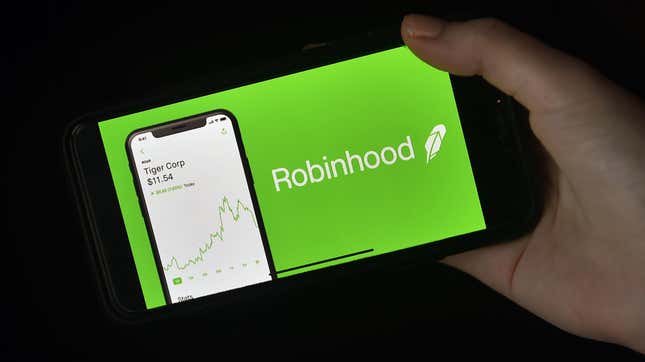 Image for article titled Federal and State Regulators Probe Robinhood Over Meme Stock Trading Restrictions