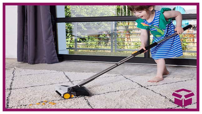 The Flippr Sweep Cleaner is lightweight and easy to use.