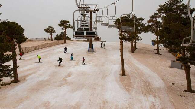 Por qué los cielos de Europa se tiñeron de color naranja esta semana