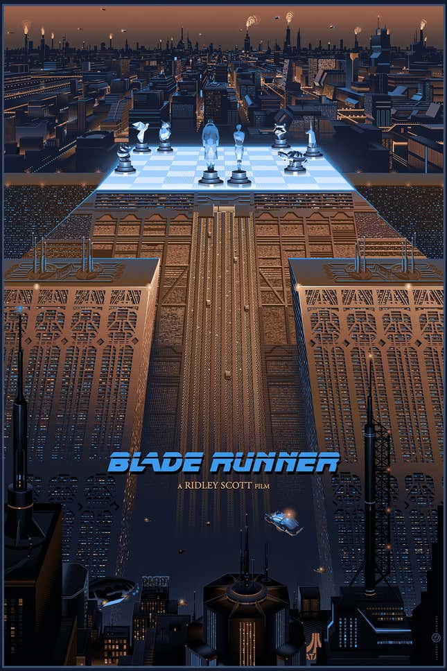 Image for article titled New Blade Runner Art Captures the Grim Yet Gleaming Beauty of the Movie