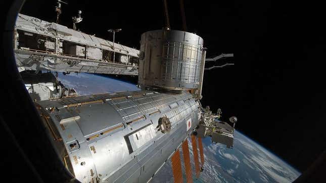 The wooden material was tested on Japan’s Kibo module on board the ISS.
